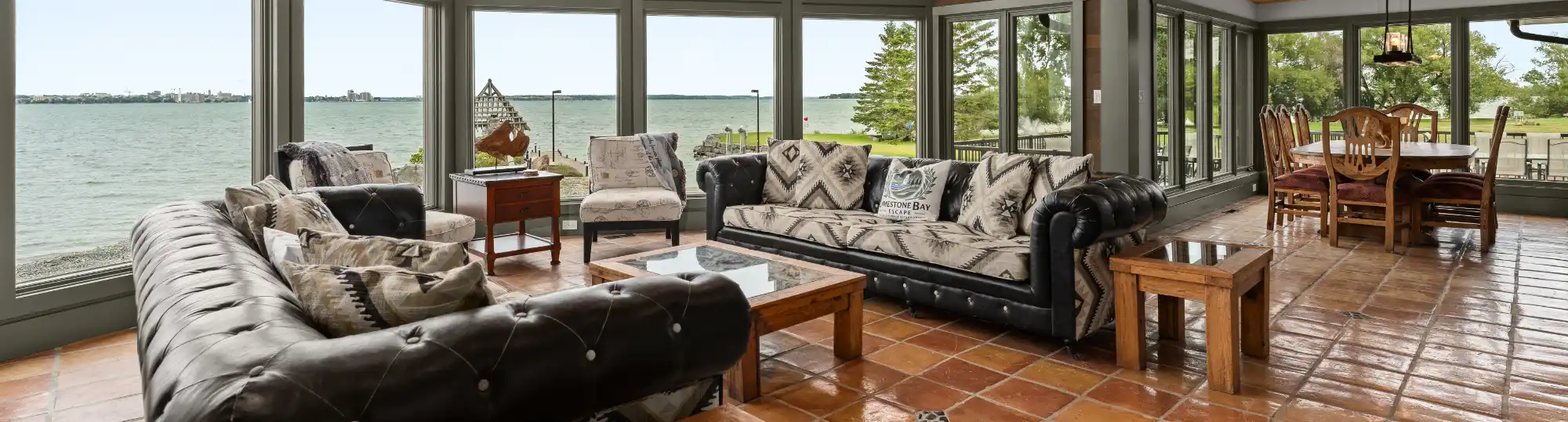 Limestone Bay Estate lodge interior